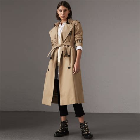 burberry extra long trench coat|burberry two tone trench coat.